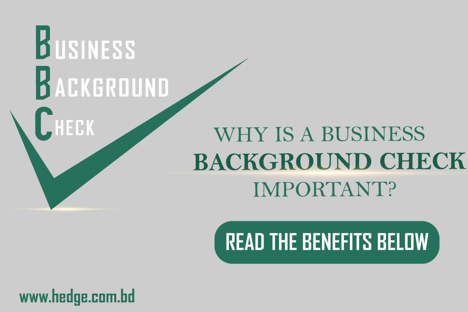 Why is a business background check important