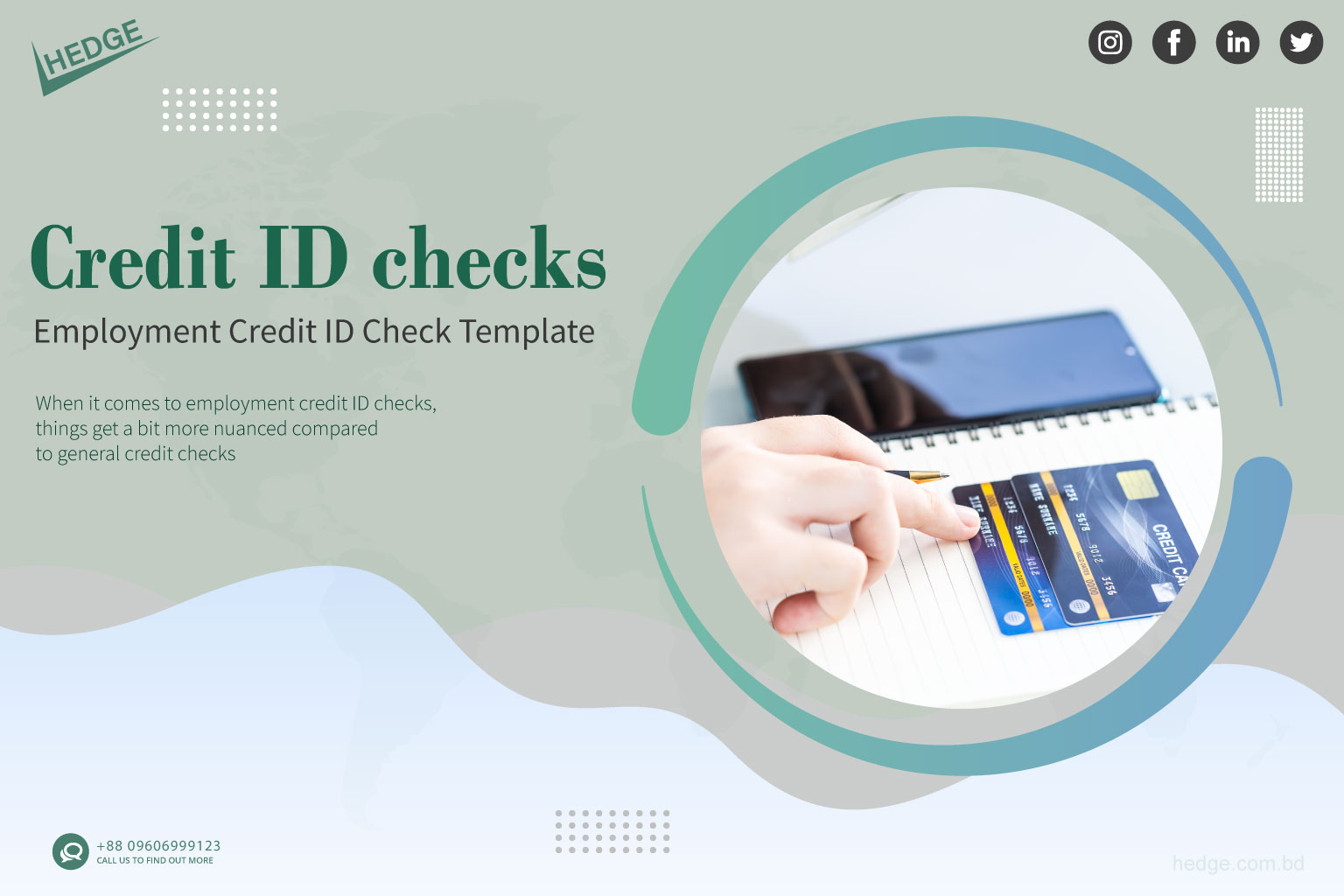 Employment Credit ID Check Template