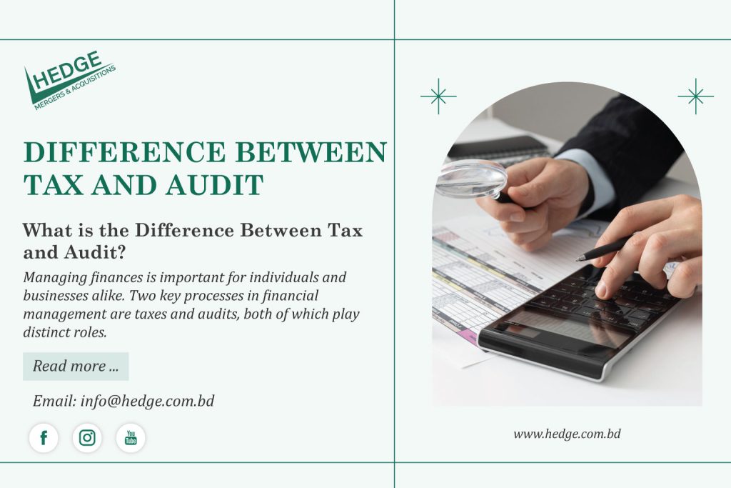 Difference between tax and audit