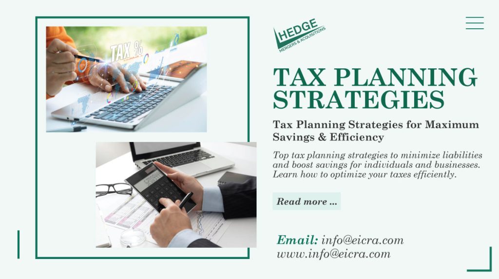Tax planning strategies